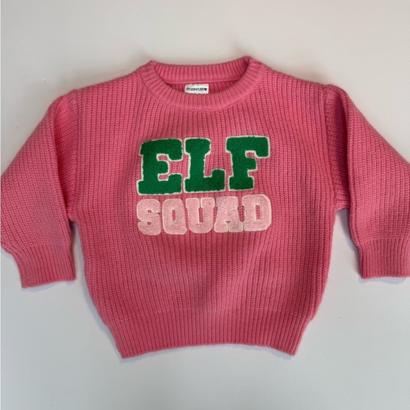 Spearmint Love Baby Elf Squad Bubblegum Sweater Size 12-18M - Picture 1 of 3